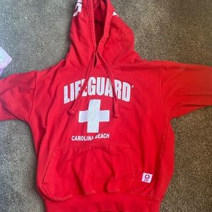 Red Lifeguard Hoodie